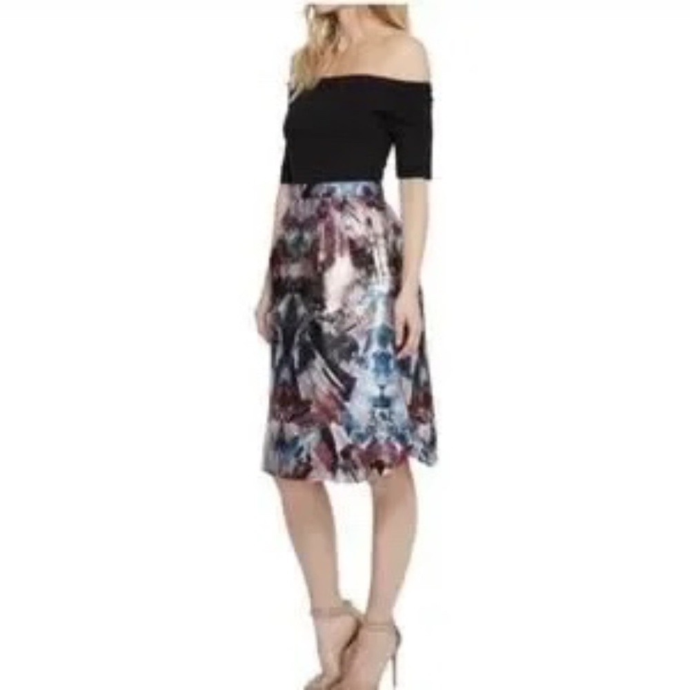 Ted Baker Keris Floral, Off Shoulder Dress